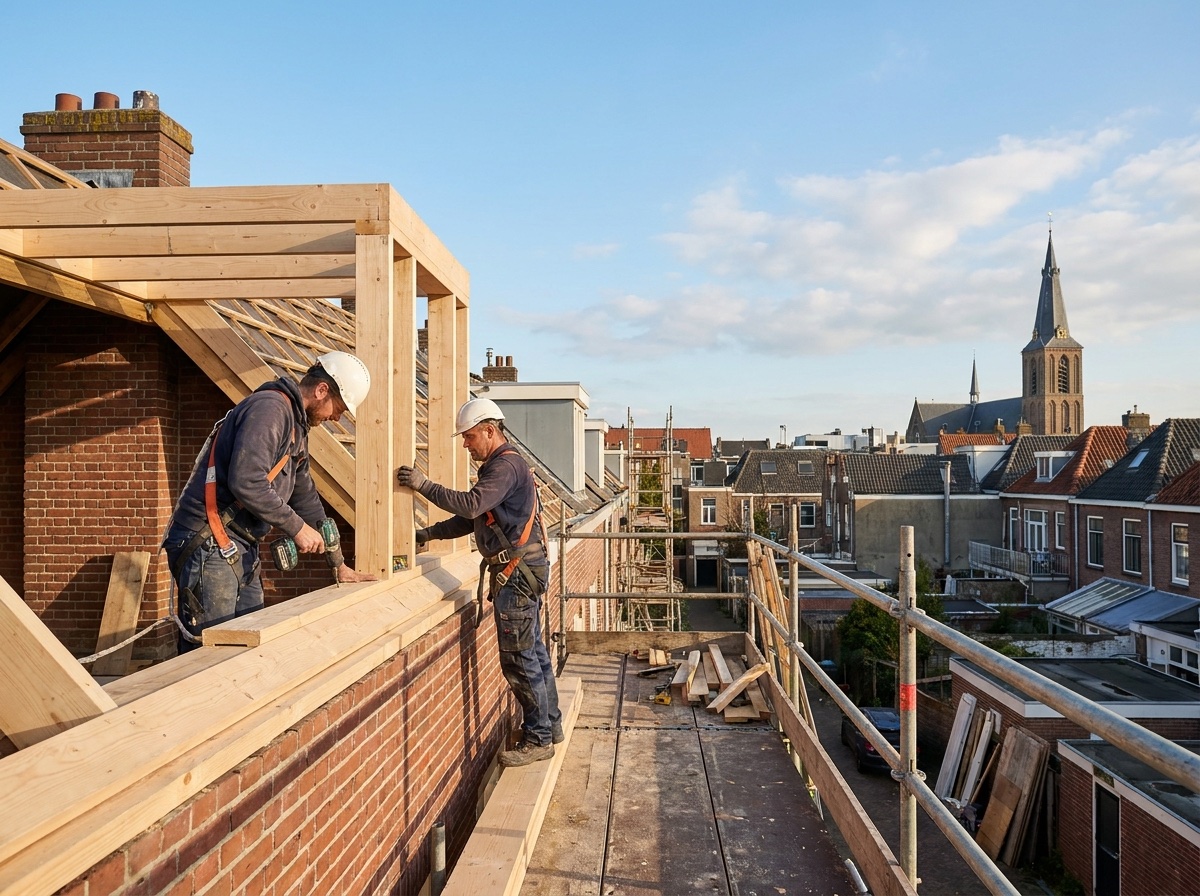 Dakopbouw met extra woonlaag